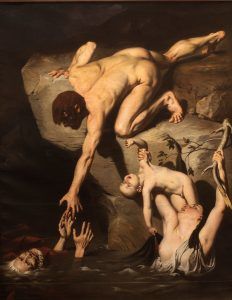  Una escena de diluvio