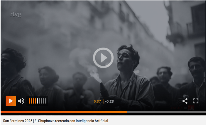 RTVE Chupinazo 2025 IAG